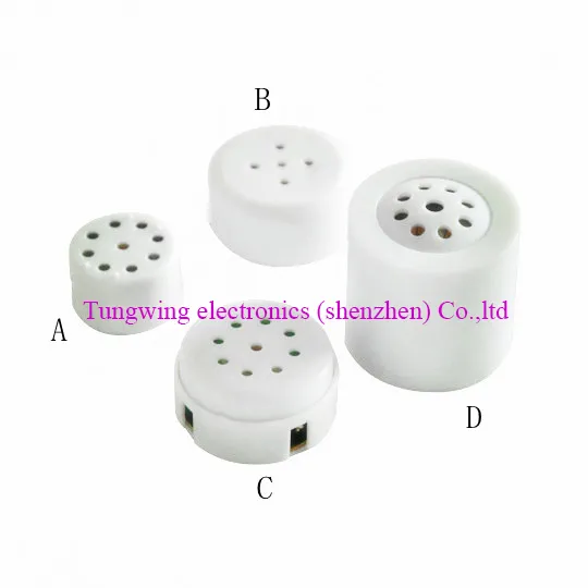ABS Plastic Push Sound Module with Customized Sound and 50*43*22.5mm Size for Plush Toys
