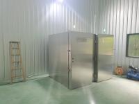 congelador inoxidável de congelação criogênico 600mm IQF da caixa da câmara 6kw