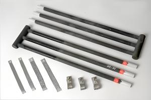 高温のSiC元素1400C シリコンカービッド熱棒