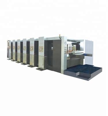 Multicolor Printer Slotter Machine Uv Oil Dry Coated 1300*2260 Feeding