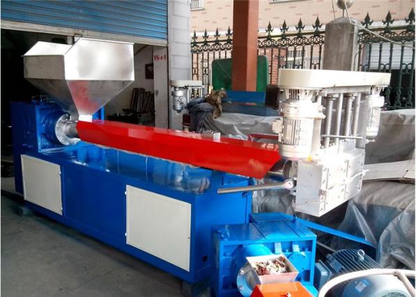 PET Granules Production Plastic Granules Machine , PET Flakes Recycled Plastic Granulator Machine