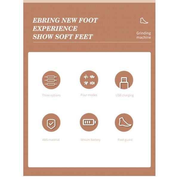 Перезаряжаемые кожа Deak извлекая перевозчика каллюса файла ноги Pedicure электрического для ног