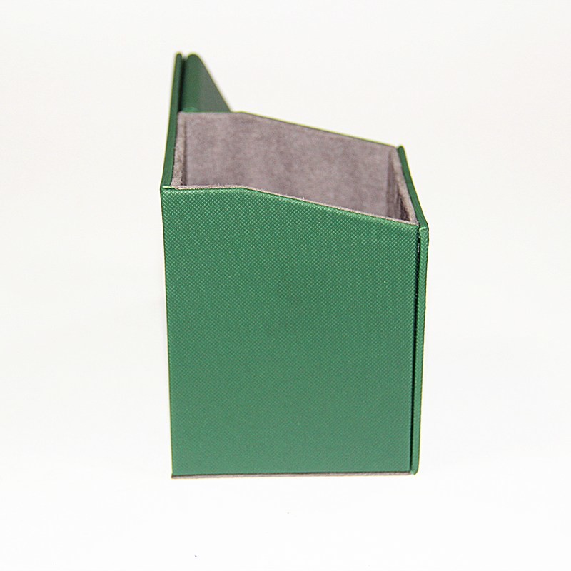 Держатель ручки PU изготовленного на заказ логотипа СИД универсального кожаного стола держателя карандаша беспроводной поручая кожаный