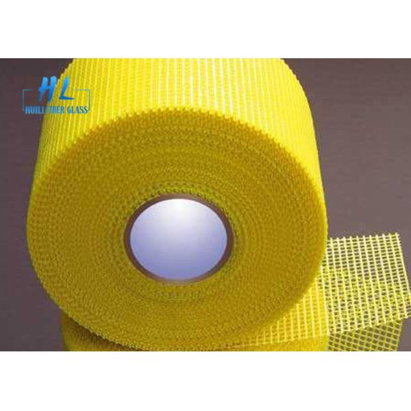 100mm Wide Self Adhesive Mesh Drywall Tape , Huili Self Adhesive Scrim Tape
