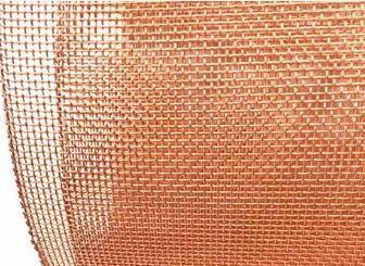 Metal de cobre médio fio tecido Mesh Resistance To Atmosphere Corrosion