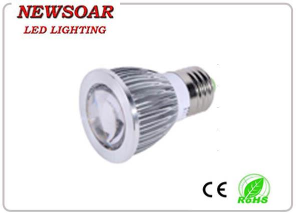 newest e27 3w led lamp cup, aluminum housing, CE&ROHS approved