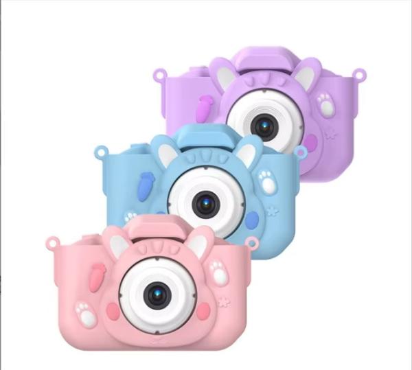 X11S Mini Dual Lens Kids Camera 1080P Bunny Cartoon Children Kids Selfie Digital Camera
