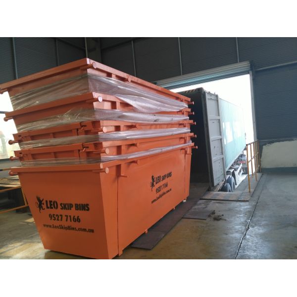 4m3 6m3 8m3 Skip Garbage Bin , Waste Management Roll Off Dumpster Bin