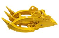 Mechanical Excavator Grapple Construction Machinery Graple Attachment For Stone