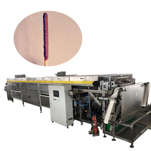 Automatic Finger Biscuit Chocolate Coating Machine For Stick Biscuit Making