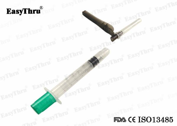 1 ml Seringa de recolha de sangue 3 ml Seringa de extracção de sangue descartável