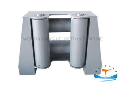 Cast Steel Marine Mooring Equipment Fairlead Four Rollers Connical Type Or Cylinder Type