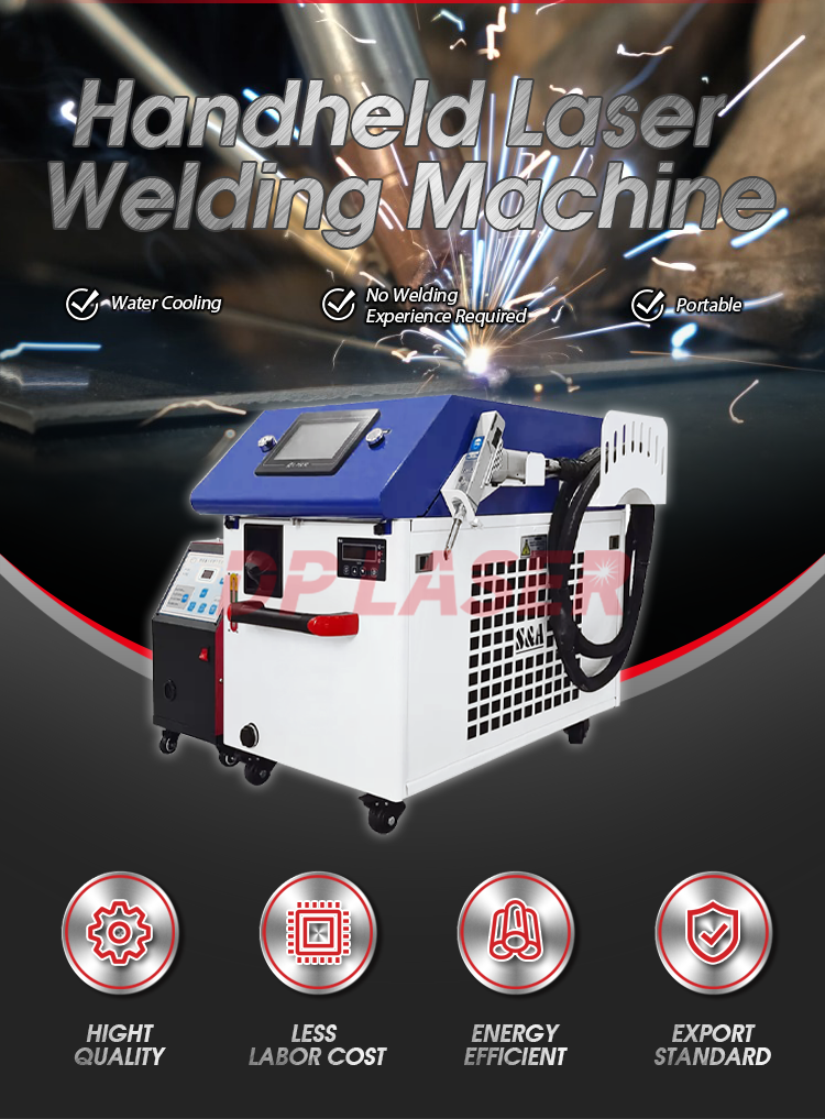 Сварщики 1000W 1500W 2000W лазера волокна Raycus головы Chaoqiang Handheld