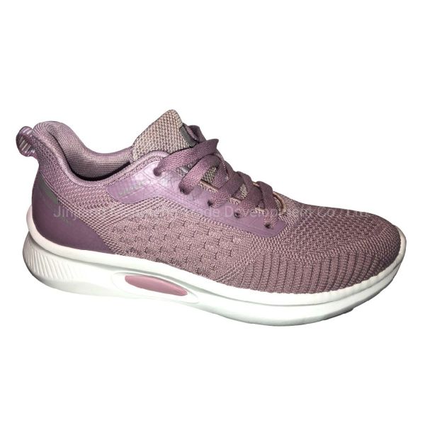 Sport Shoes New Style Lace up Ladies Shoes Sport Shoes Fashion Women Sneakers Running Shoes Flyknit Shoes for Women Fashion Lady Fly Weaving Sneaker Shoes