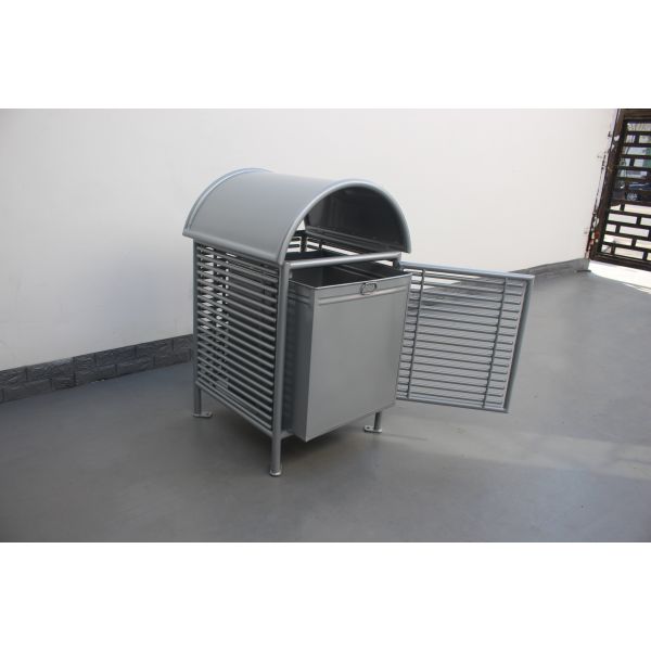 Консервные мусорные баки, стальные мусорные корзины для парков.