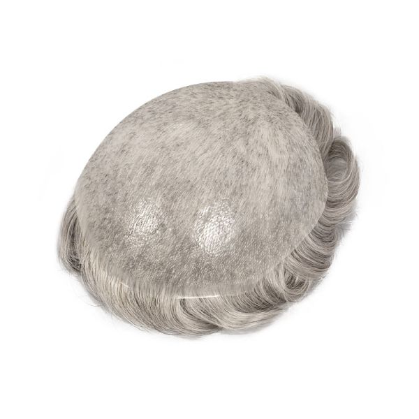 Left Design Super Thin Skin Human Mirage Male Pubic Hair Patch Hairpieces for Men