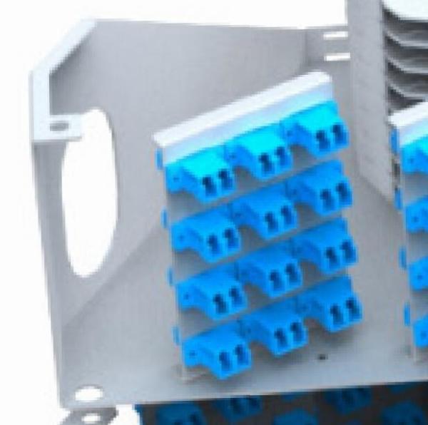 6U 288F Fiber Optic Patch Panel LC Duplex SC Simplex Swing Out
