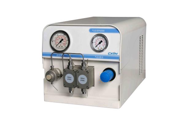Pneumatic high pressure homogenate packing column and pre-packed column HPLC instrumentation pump