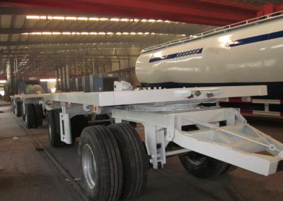 Capacité de 30 tonnes 2 essieux 20 pieds 30 pieds remorque pleine traction