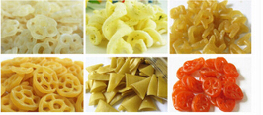 3D 2D Snack Pellet Food Making Machine Production Line 220V / 380V 150kg / H