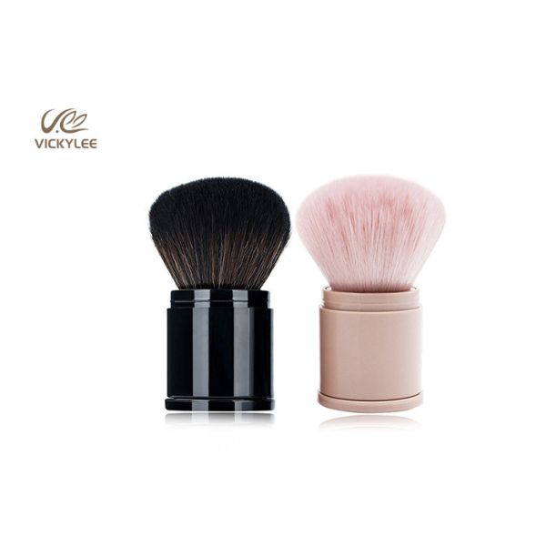 Retractable Synthetic Fiber 3.5CM Blush Makeup Brush