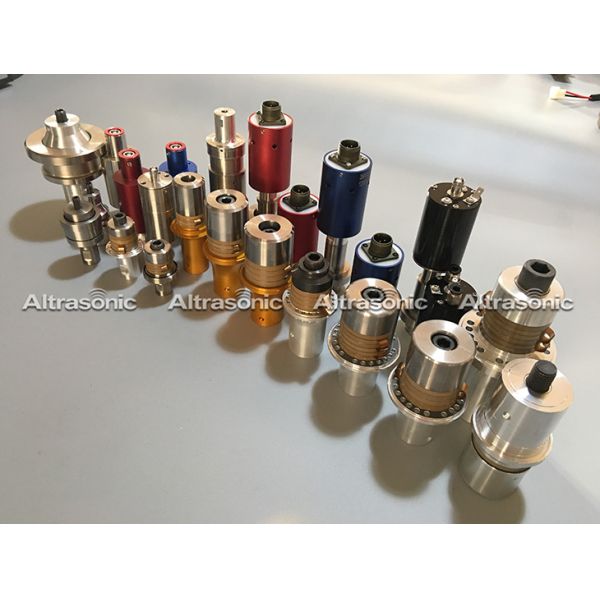 35Khz 500W Ultrasonic Transducer Replacement Telsonic Converter for Label Cutting Machine