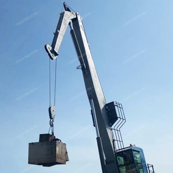 Electro-Hydraulic Knuckle Boom Marine Davit Crane 1T10M For Cargo Ship