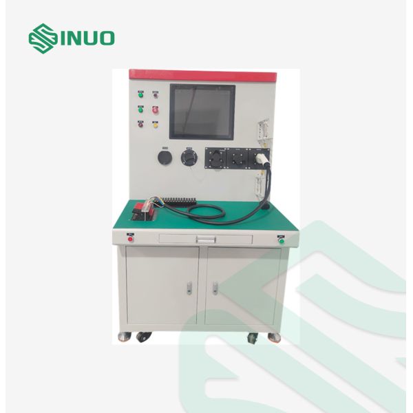 EV Charging Gun Test System with PLC + Industrial Computer Control Supports MES Integration and Resistance Test Range 1 – 5000Ω