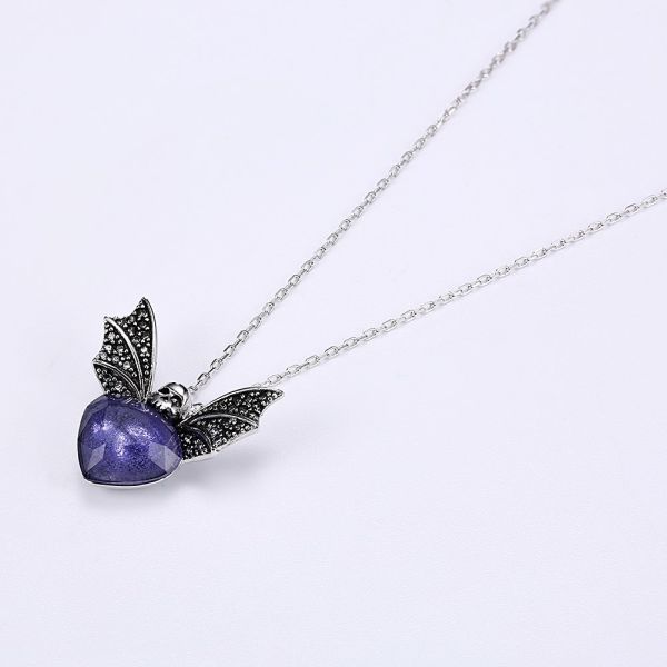 ювелирные изделия 3.93g 1.48ft стерлинговые серебряные устанавливают покрытое золотом ожерелье пчелы 14K привесное