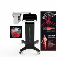 Máquina da fisioterapia do laser do vidro 3 405nm 635nm com 12,1 polegadas de tela
