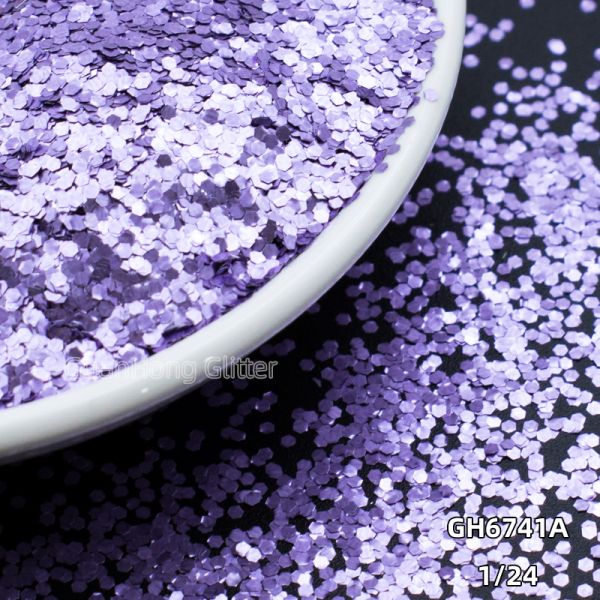 High Temperature Solvent Resistant Aluminum Glitter Chunky Holographic Powder Customized