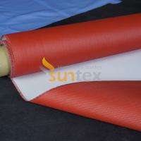 Résistant au feu à haute température Rétractable à la chaleur Tissu tissé simple Résistant aux produits chimiques Résistant à l'eau Tissu en fibre de verre enduit de caoutchouc de silicone