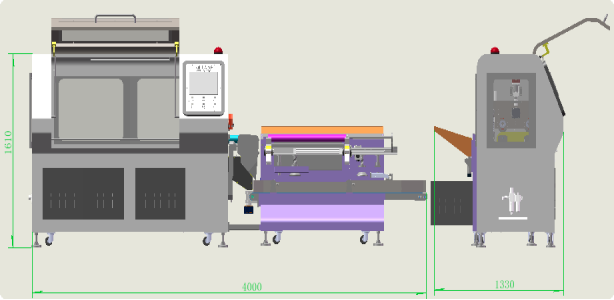 Inline Connectable Automatic Slitting Machine Dust Adhesive Roll Horizontal Slitting Machine Adjustable Feed