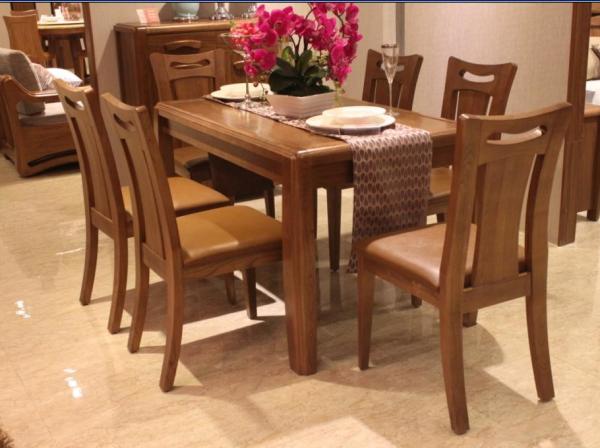 Sharply Modern Kitchen Dining Sets Contemporary Wood Dining Table Veneer Finishing
