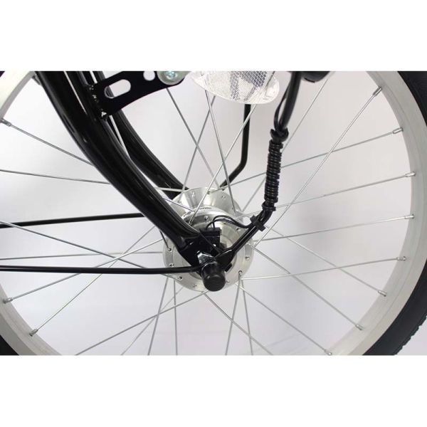 Легкий 10 кг классический велосипед / городской велосипед 6-скоростной с платформой педали стальной рамы