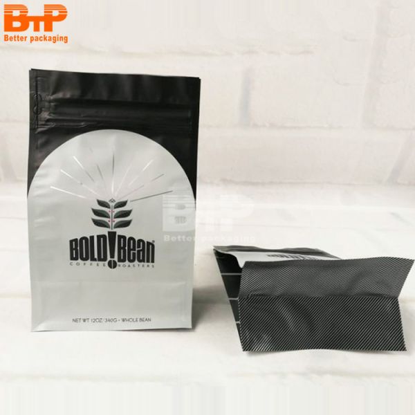 Customization 350g 500g 1kg Coffee Bag Printed Plastic Packaging Bag for Coffee Beans Flat Bottom Mylar Other Packaging Pouch