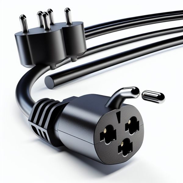 VDE Certified EU 3-Pin Power Cord with Schuko Plug