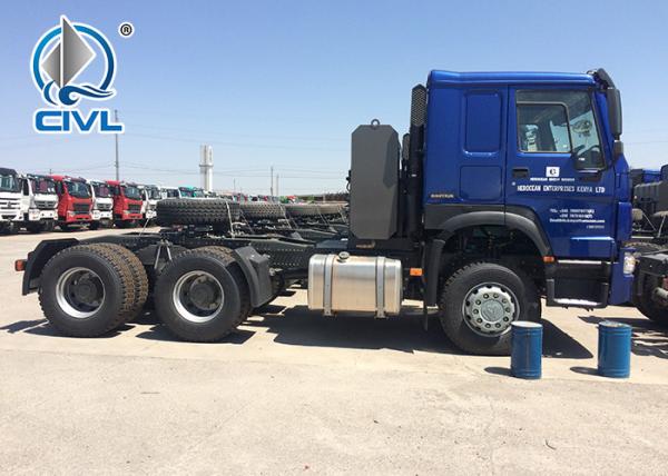 New Sinotruk Howo Tractor Truck HW 79 High Roof Cab Two Beds102 Km/H Prime Mover Used With Semi Trailer