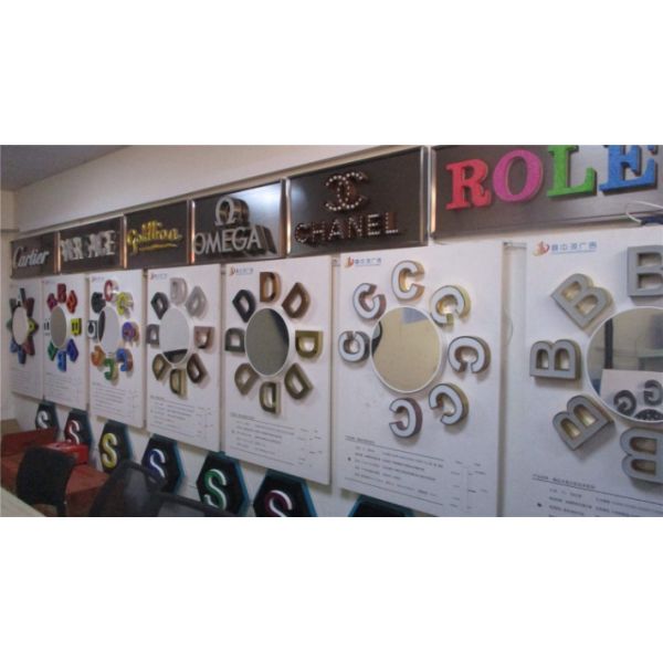 Customization Mini Letter 3d Acrylic Luminous Letter Energy Saving Pvc Light Letter