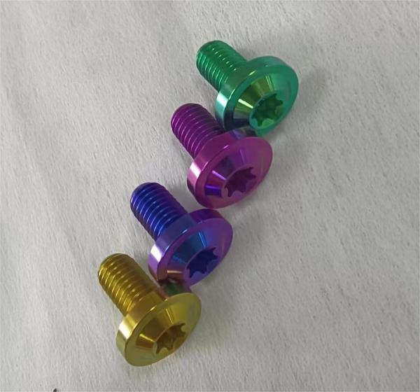 Titanium Button Dished Head Bolt For Bicycle Fastener With Various Colour