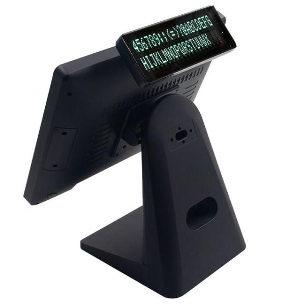 Aluminium Alloy Straight Stand POS System Machine with 15 inch/15.6 inch Main Screen
