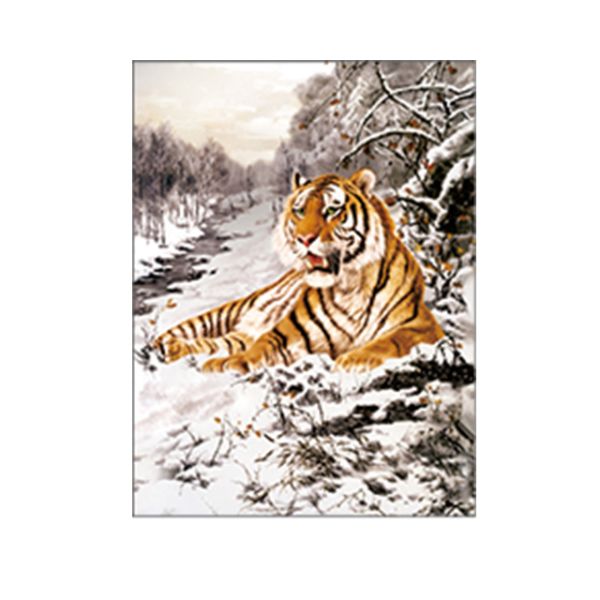 30x40cm Size 3D Pictures Of Animals 0.6mm PET Material Durable