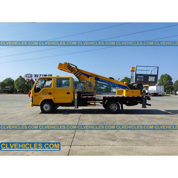 ISUZU 600P 130hp Telescopic Bucket Truck 21m Manlift 1200*600*1100