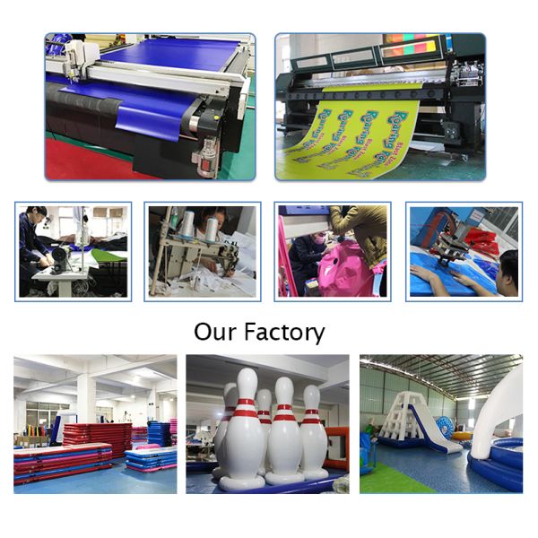 воздуха гимнастики стежком падения 10ft след материального раздувного рушась