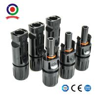 14 conectores del panel solar de los pares Mc4 del AWG 5 en color negro