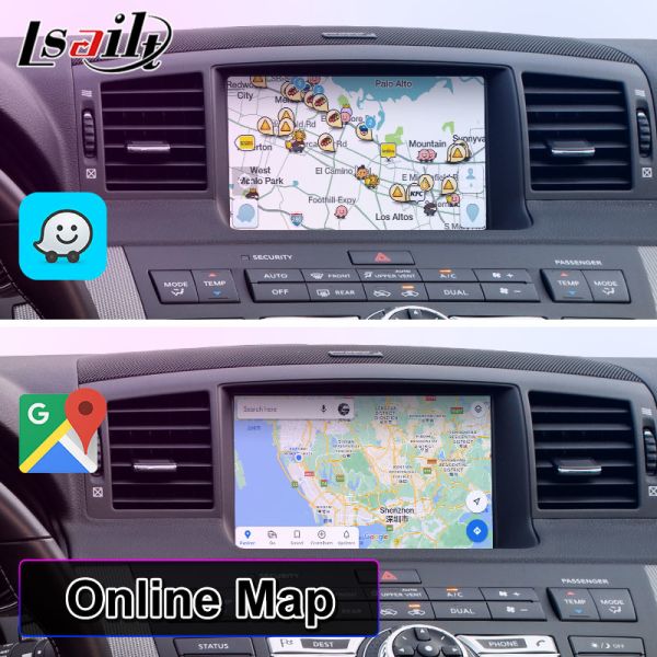 Lsailt 8 Inch HD Android Carplay Screen for Infiniti M Series 2008-2013 With Multimedia Display M25 M30d M37 M56 M35h