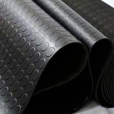 4 MM Thick Stud Coin Rubber Garage Floor Runner Rolls