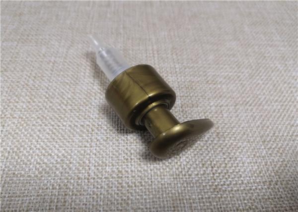 28 / 410 Gold Plastic Lotion Pump For High Viscosity Liquid Left Right Lock