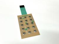 100 MA Max corrente PET Circuito de prata Comutadores de membrana capacitiva com 4 camadas