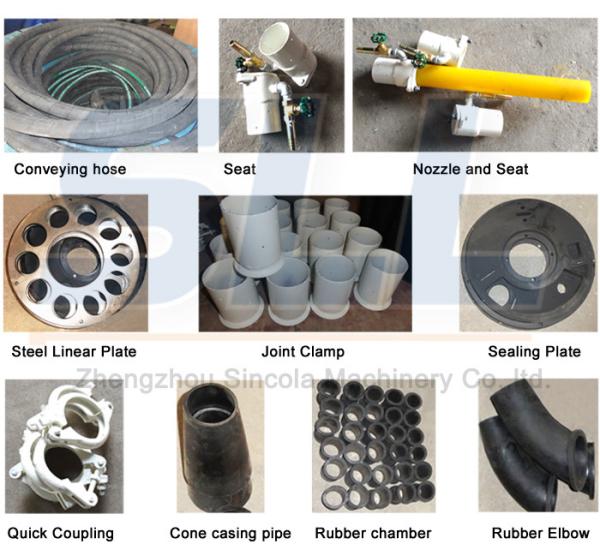 Convenient Operation Concrete Spraying Machine For Dry / Damp / Wet Concrete Spray